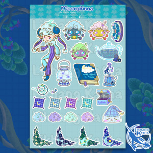 Elfidia Moonpheus Bujo/Planner Deco Stickers